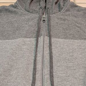 Men's Gray Zip-Up Sweater